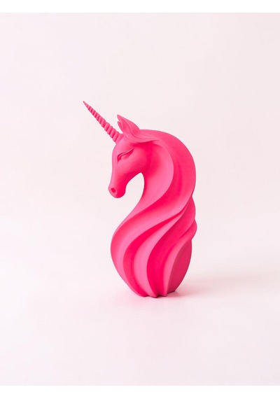 Pembe Unicorn Tek Boynuzlu At Biblo 24 Cm Dekoratif Masaüstü Heykeli -