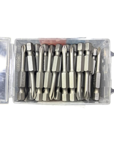 Leo Ph0 50mm ¼ S2 Kalite Mıknatıslı Bits Yıldız Uç 30 Adet