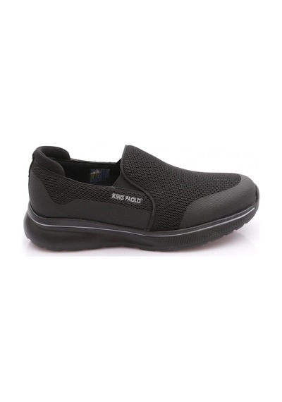 King Paolo F1201 Erkek High Step Spor Ayakkabı Siyah