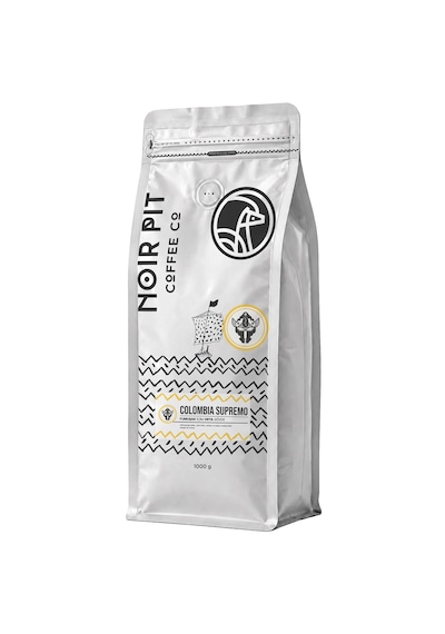 Noir Pit Coffee Co. Colombia Supremo Çekirdek Kahve 1000 G
