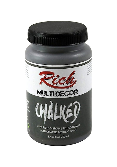 Rich Multidecor Chalked - 250Cc - Retro Siyah - N.4578