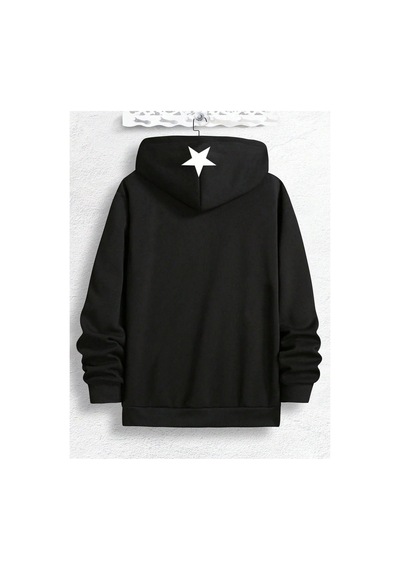Tarzsokak Erkek Bordo Kapüşonlu Fermuarlı Sweatshirt Bordo