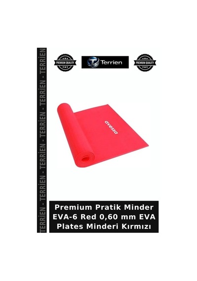 Premium Pratik Minder Eva-6 Red 0,60 Mm Eva Plates Minderi Kırmızı