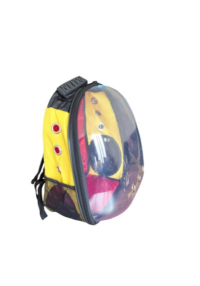 Mygeppetobag Kedi Köpek Taşıma Çantası Astronot Şeffaf Pvc 42 x 22 x 33 CM