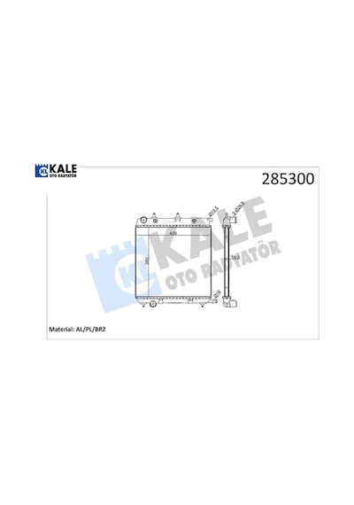 Radyatör Brazing C3 04/02 207 02/06 1007 04/05 Klimasız Mek 380 409x26 Kale Radyatör 1330.c0/ 1330.c2/ 1330.w8