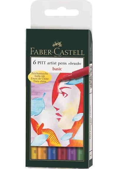 Faber Castell Pitt Artist Brush Pen Fırça Uçlu Çizim Kalemi Set