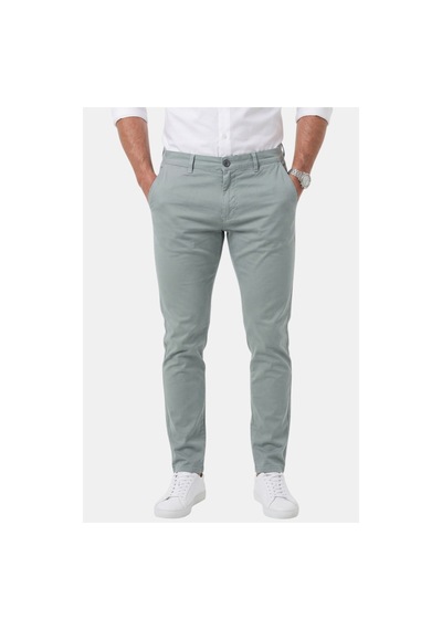 Deepsea Erkek Açık Yeşil Slim Fit Pamuklu Likralı Chino Spor Pantolon 2601745