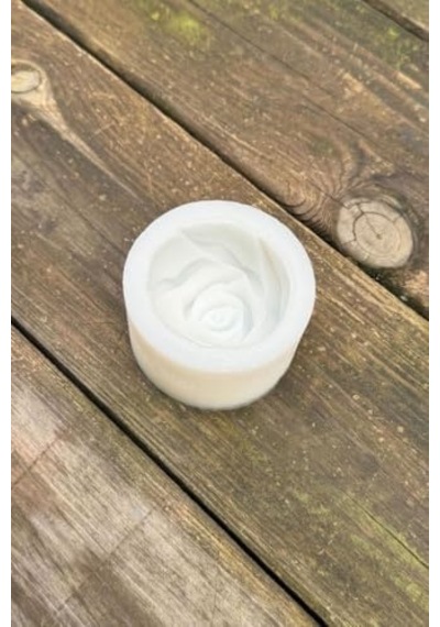 Gül 3d Tekli Mum Kalıbı Silikon 50 x 22