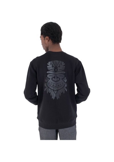 Hurley Hurley Good Kai Tiki Crew Erkek Siyah Sweatshirt Blk