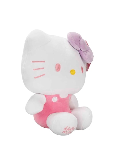 Hello Kitty Pembe Tulumlu Peluş Oyuncak 22 Cm Yumuşak Figür Çok Renkli