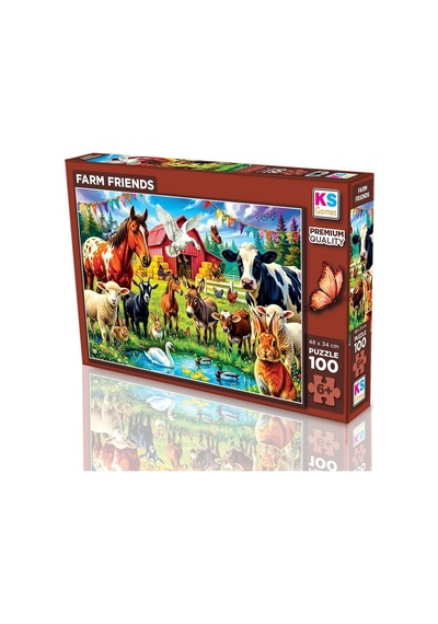 31507 Farm Friends 100 Parça Puzzle