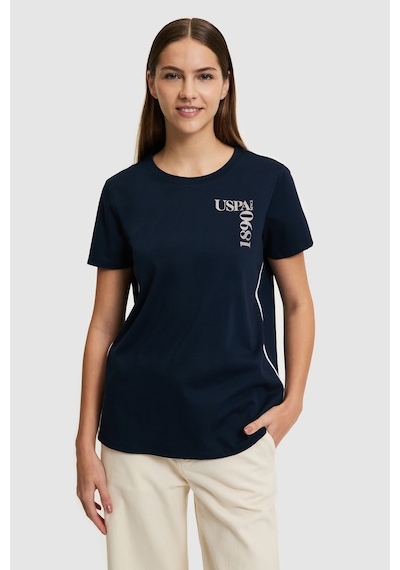 U.s. Polo Assn. Kadın Lacivert Tişört 50323476-vr033