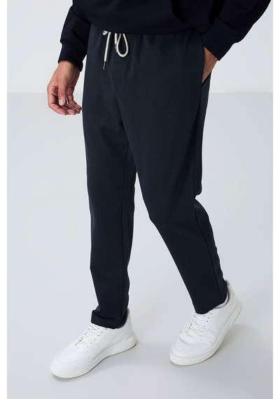 Tommy Life İndigo Yüzeyi Dokulu Standart Fit Erkek Eşofman Alt - 82155