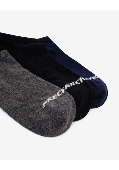 Skechers 3'lü Paket Essential Bilekli Çorap Unisex Siyah-lacivert-antrasit Çorap S2520315-3700