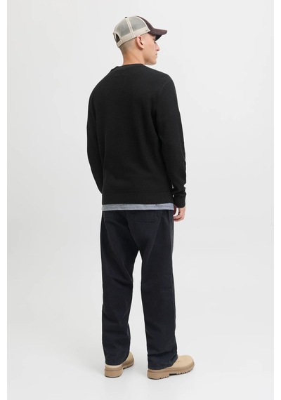 Jack & Jones Jcotier Erkek Kazak Siyah