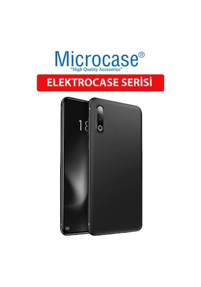 Microcase Meizu 16S Pro Elektrocase Serisi Silikon Kilif - Siyah 380167746