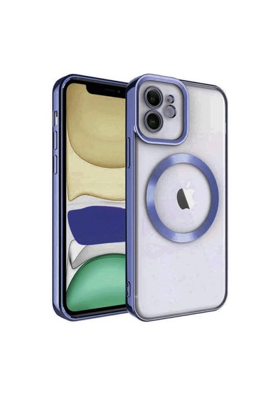 Apple iPhone Uyumlu, 11 Kılıf Kross Magneticsafe Kapak - Lacivert