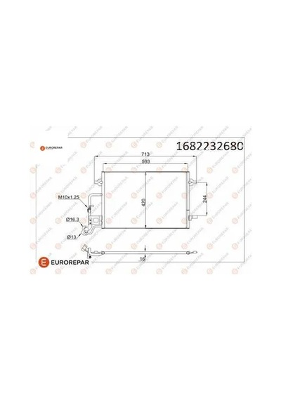 Erp Klima Radyatörü Skoda Superb I Vw Passat Eurorepar 1682232680