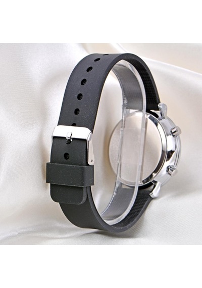 Unisex Gümüş Renk Led Kadın Saat Orta Kasa Yetişkin Çocuk Kol Saati St-304118