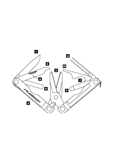 Leatherman Kamp Micra Kırmızı Makas Kırmızı