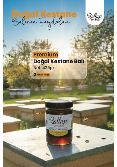 Balluxe Premium Doğal Kestane Balı Net: 425 G
