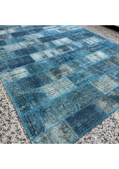 Hoom Rugs Kırkyama 178 Capri Breeze El Dokuma Kilim Mavi