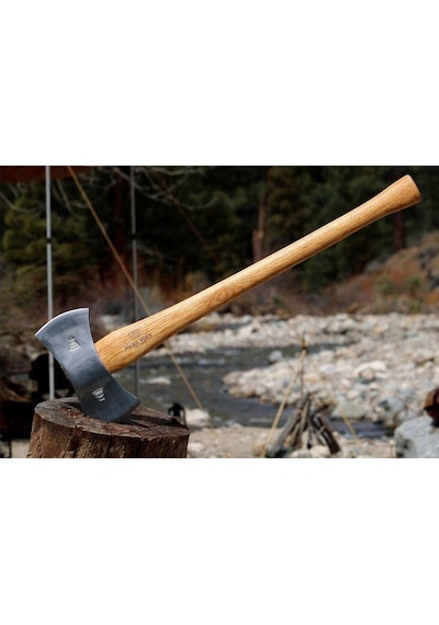 Helko Werk American Double Bit Kamp Balta 75 CM Siyah