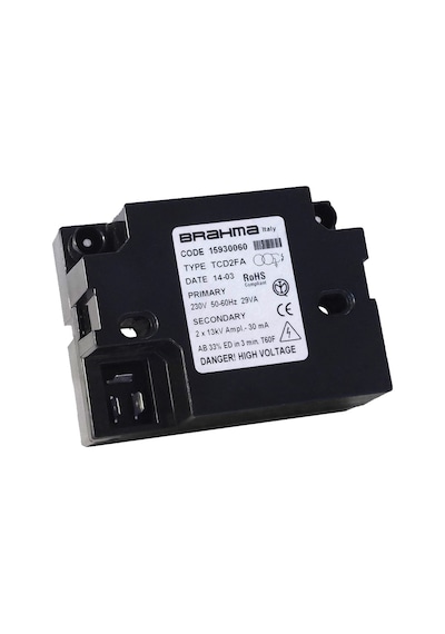 BRAHMA TCD2FAV Elektronik Ateşleme Transformatörü 15930063 230V 50-60Hz 29VA 2 x 13kV 33%