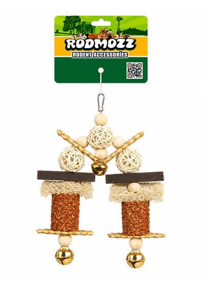 Rodmozz Premium 3 Toplu Mısır Koçanlı Kemirgen Oyuncağı