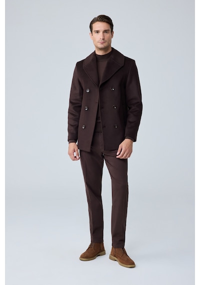 Danger Erkek Relaxed Fit Yün Kruvaze Kaşe Palto Kahverengi 4350dngr Danger Erkek Relaxed Fit Yün Kruvaze Kaşe Palto Kahverengi 4350dngr