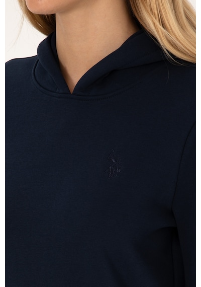 U.S. Polo Assn. Kadın Lacivert Kapüşonlu Sweatshirt 50320557-VR033