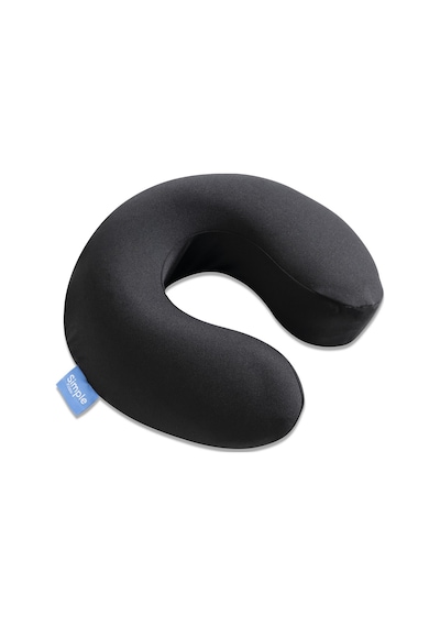 SimpleThePillow Visco Seyahat Yastığı Araba Uçak Otobüs Taşıt İçi Yolculuk Yastığı Ortopedik Yastık 31*27*10