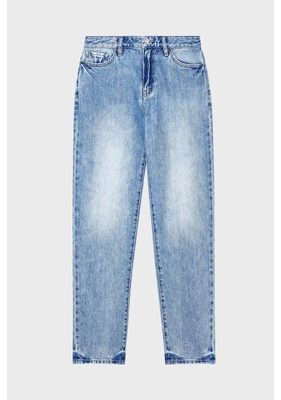 Armani Exchange %100 Pamuk Rahat Kalıp Yüksek Bel Jeans Kadın Kot Pantolon Xw000073 Af21360 Mb003 Açık Mavi Armani Exchange %100 Pamuk Rahat Kalıp Yüksek Bel Jeans Kadın Kot Pantolon Xw000073 Af21360 Mb003 Açık Mavi