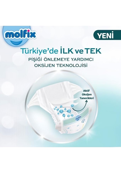 Molfix Premium Avantajlı Paket 4 Beden 172 Adet 2'li