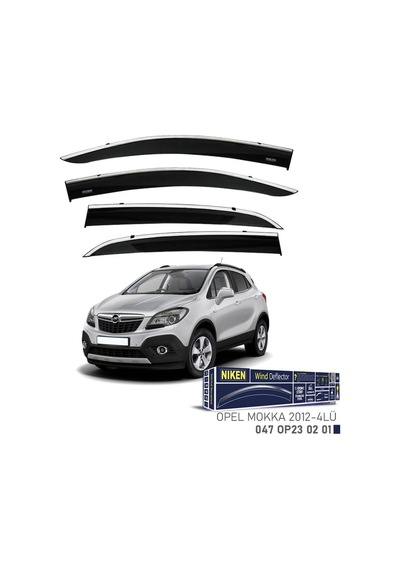 Opel Mokka Niken Kromlu Cam Rüzgarlığı 4lü Set 2012 2018
