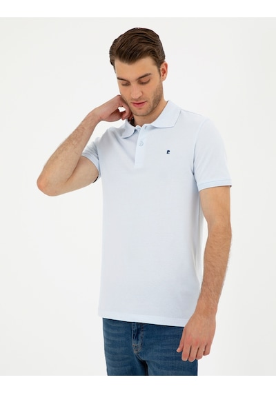 Pierre Cardin Erkek Buz Mavisi Tişört Basic 50291625-vr095 Buz Mavisi