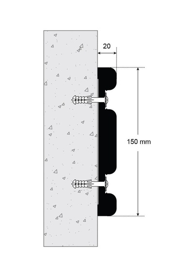 Duvar Koruma Sistemi - Tpe - 3 Metre X 15 Cm