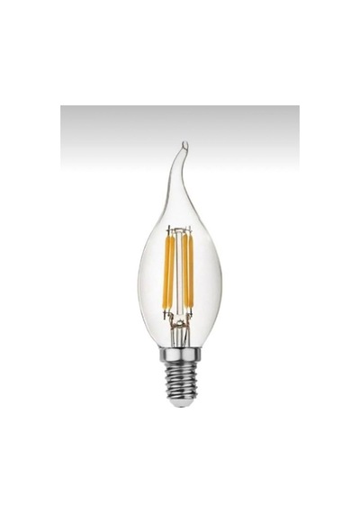 Tr 10 Adet Led Filament Ampul, E14 Duy, 4w, Kıvrık Buji, Gün Işığı, Dimmerli Genel