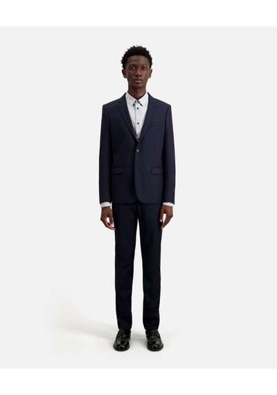 The Kooples Erkek Lacivert Yün Ceket
