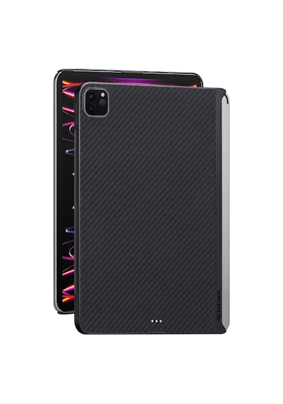 Apple Uyumlu iPad  Pro 11 2020 2.nesil Kılıf Aramid Fiber Pitaka Ultra-slim Classic Serisi Siyah