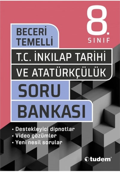 8 Sınıf Inkilap Tarihi Beceri Temelli Soru Bankası Tudem Yay