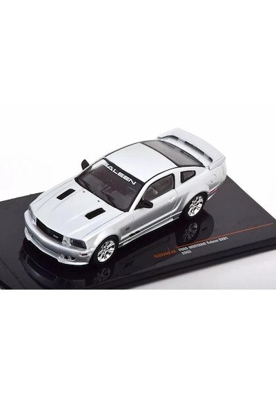 1:43 Ixo 2005 Ford Mustang Saleen Diecast Metal Minyatür Model Araba 10cm