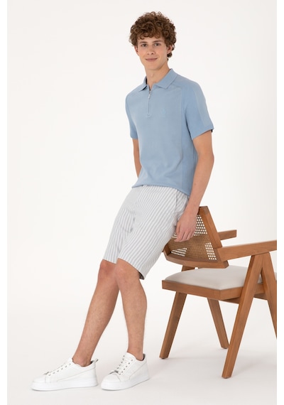 U.s. Polo Assn. Erkek Açık Gri Şort / Bermuda 50300135-vr001 Acık Grı