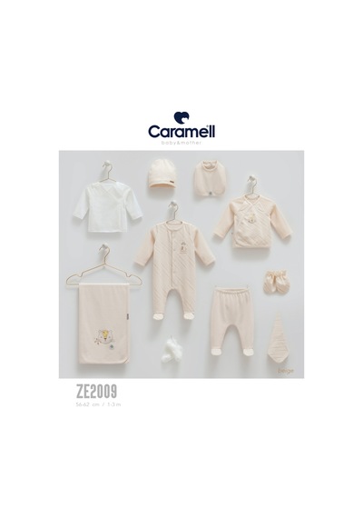 Caramell Barbosa Good Baby 10'lu Hastane Çıkışı Seti 56-62cm Ze2009 Bej