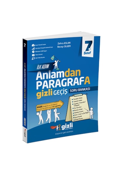 Gizli Yayınları 2025 7. Sınıf İlk Adım Anlamdan Paragrafa Gizli Geçiş