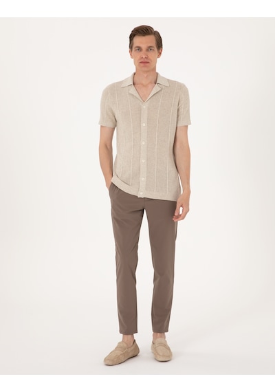Pierre Cardin Erkek Bej Hırka Triko 50305993-vr011 Bej