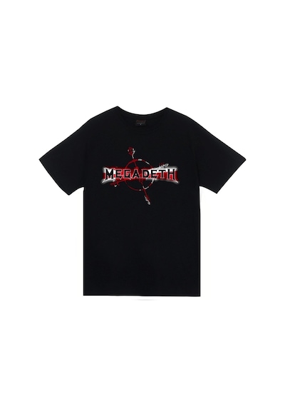 Megadeth Baskılı Unisex %100 Pamuk T-shirt SIYAH
