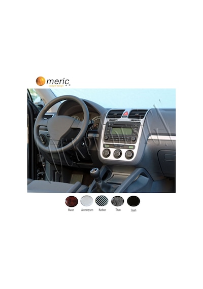 Meriç® Vw Golf 5 Ön Torpido Kaplama Analog Klima 16 Parça 03-08 (530157927)