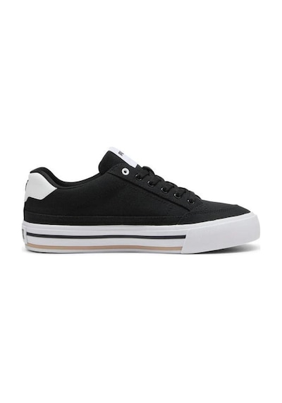 Puma 39635303 Court Classıc Vulc Black Whıte Unisex Sneaker Siyah
