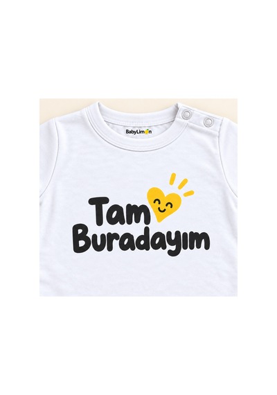 Babylimon Tam Buradayım Beyaz Kısa Kollu Çıtçıtlı Bebek Zıbını Beyaz - Tam Buradayım - 928161968 Beyaz - Tam Buradayım Babylimon Tam Buradayım Beyaz Kısa Kollu Çıtçıtlı Bebek Zıbını Beyaz - Tam Buradayım - 928161968 Beyaz - Tam Buradayım